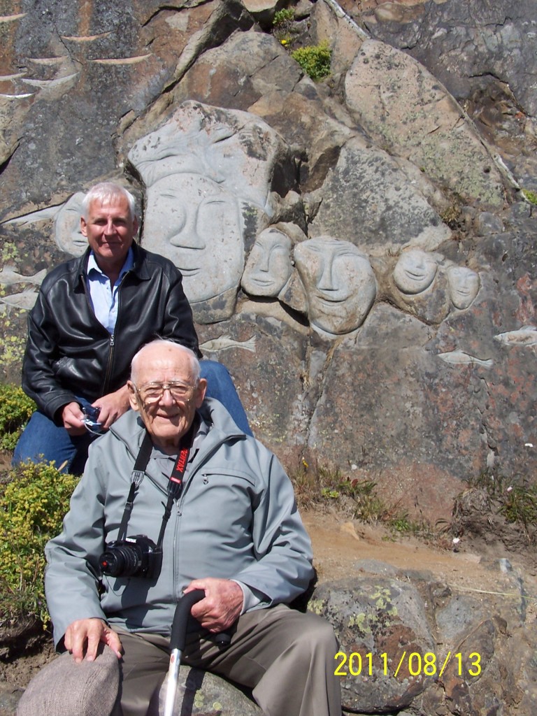 grant and dad by carving